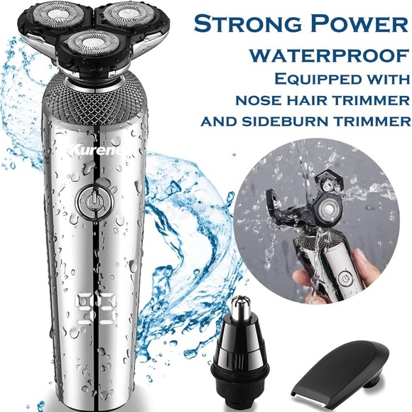 Electric Razor for Men,Kurener Electric Shaver Rechargeable Wet/Dry (056) - Picture 2 of 7